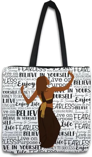 Vista 3 de African American Expressions - Bolso de mano tejido