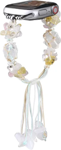 Vista 7 de Pulsera bohemia con cuentas compatible con Apple Watch Band de 1.496 in, 1.575 in, 1.614 in, 1.654 in, 1.732 in, 1.772 in, 1.811 in y 1.929 in
