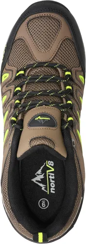 Vista 6 de NORTIV 8 Zapatos de senderismo impermeables para hombre, caña baja, ligeros, para senderismo, campamento, senderismo, senderismo, senderismo