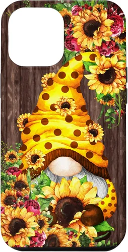 Vista 26 de Yellow Sunflower Gnome for Women Cute Summer Flower Pattern Case for iPhone 17