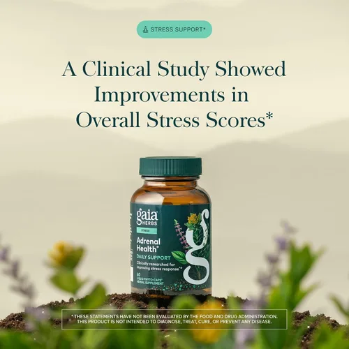 Vista 3 de Gaia Herbs: fitocápsulas líquidas para la salud adrenal., hbf-jjj-omgh-mh7427, 60, 1, 1