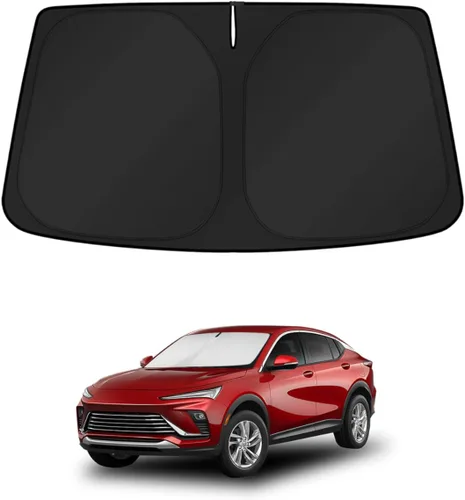 Vista 321 de KUST - Parasol plegable para parabrisas para BMW X1 E84, accesorios 2011 2012 2013 2014 2015, protector de visera de sol ajustable que bloquea