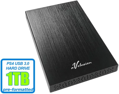 Vista 2 de Avolusion HD250U3 1TB USB 3.0 Disco duro externo portátil para juegos (para PS4, preformateado)