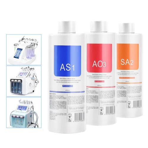 Vista 2 de Aqua Peeling Solution, Salon Professional Premium Dermoabrasión Facial Suero Especial, Cuidado de la Piel Para Máquina Facial Pequeña Burbuja 13.5