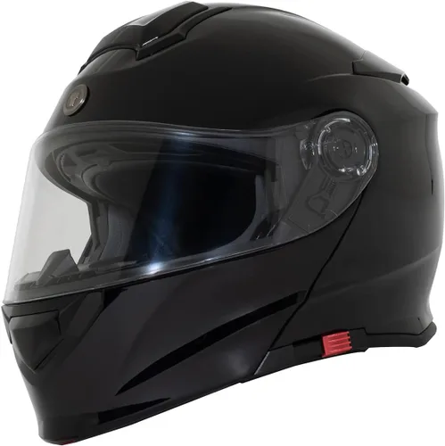 Vista 16 de TORC T28 - Casco integral para motocicleta con diseño gráfico de estrella, aprobado por DOT y ECE 22.05 (Estrella Oscura-X-Pequeño)