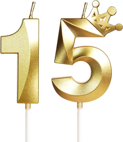 Vista 82 de Velas de cumpleaños número 10 para pastel, velas de oro rosa número 10 con corona, diseño 3D, decoración de pastel de cumpleaños para niñas