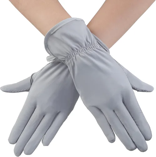 Vista 6 de Guantes de protección solar para mujer, M, Gris
