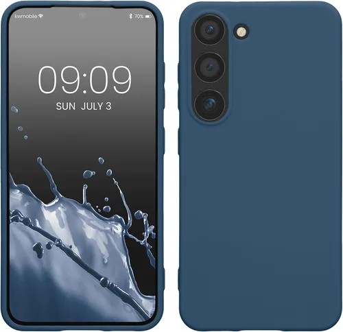 Vista 139 de kwmobile Funda compatible con Samsung Galaxy S23 - Funda protectora de silicona TPU suave y delgada - Piedra antigua
