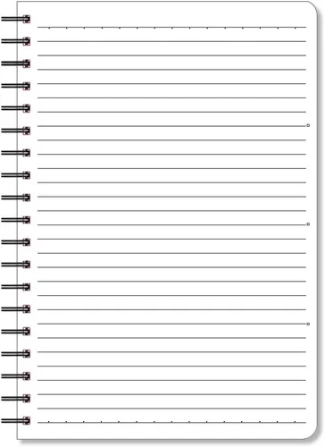 Vista 2 de SIIXU Cuadernos de diario en espiral, diario personal para escribir, papel rayado universitario, cuaderno de notas para el trabajo, escuela