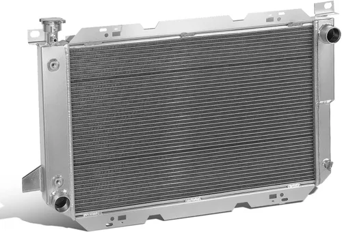 Vista 8 de DNA Motoring RA-F10061-L6-3 - Radiador de aluminio completo de 3 filas compatible con Ford F-100 61-64 / F-250 / F-350 Pickup