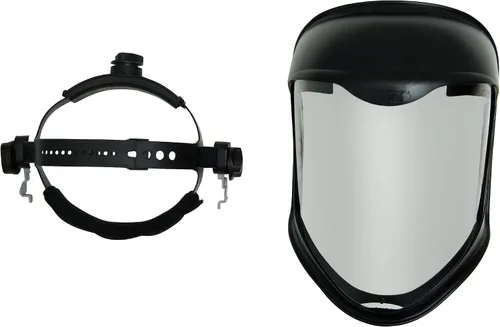 Vista 4 de Honeywell Protector facial UVEX Bionic con visera de policarbonato transparente (S8500)