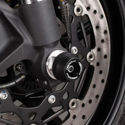 Vista 2 de Marcos protectores para Kawasaki Z900RS Z 900RS Z900 RS 2018-2022 motocicleta eje delantero trasero horquilla rueda deslizadores protección contra