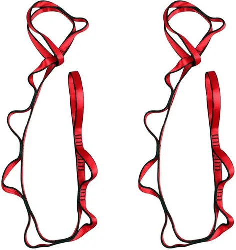 Vista 7 de 2 piezas ajustables antigravedad crisantemo swing volador elástico cuerda escalada cadenas margaritas extensión yoga cinturón colgante