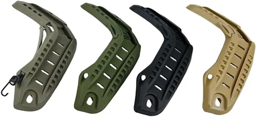 Vista 7 de ATAIRSOFT Kit de montaje en riel para casco rápido, guía de riel lateral del casco con tornillos de montaje de cordón
