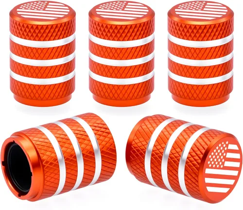 Vista 44 de 4 piezas de tapas de válvula de rueda con forma de punta, válvula de rueda de aleación de aluminio con punta, cubiertas universales de válvula
