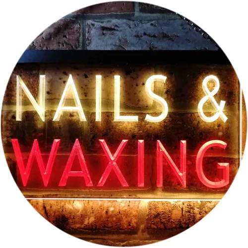 Vista 17 de ADVPRO Nails Waxing Beauty Salon Display Dual Color LED Neon Sign Blue & Red 12" x 8.5" st6s32-i0358-br