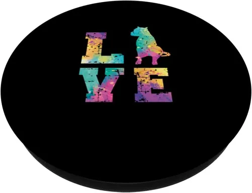 Vista 2 de Dogo Argentino Love PopSockets Swappable PopGrip