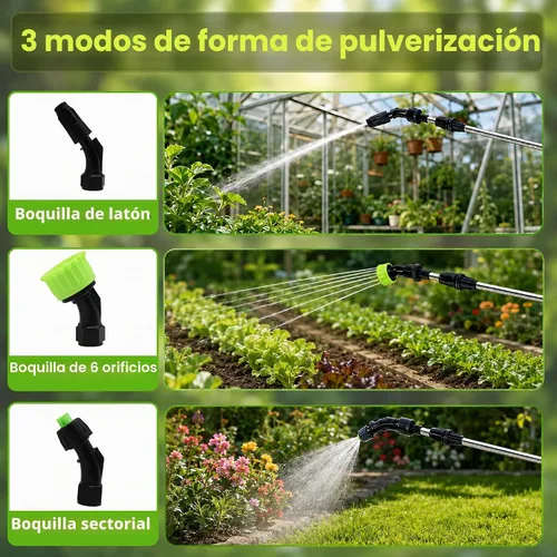 Vista 6 de Pulverizador de batería de 1.35 galones, pulverizador eléctrico con 3