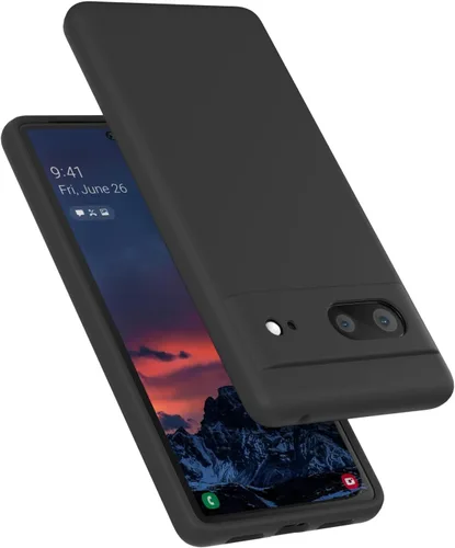 Vista 18 de Diseñada para Pixel 7, funda de gel de silicona líquida a prueba de golpes, cojín de forro de tela de microfibra suave compatible con Pixel7 de 6.3