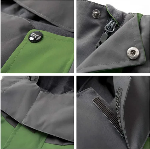 Vista 4 de Diamond Candy-Chamarra impermeable de Softshell con capucha para hombre.