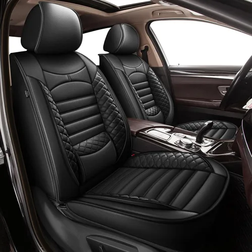 Vista 11 de Fundas de asiento de auto para Ford Fusion 2010-2020: juego completo de fundas protectoras de asiento impermeables de piel sintética compatible
