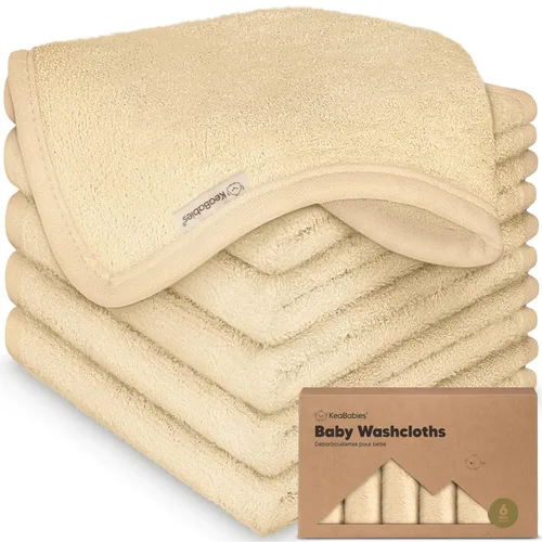 Vista 12 de Paquete de 6 paños de viscosa suave y absorbente de bambú para cara, cuerpo, toallas de bebé para recién nacidos, niños, niños pequeños, bebés