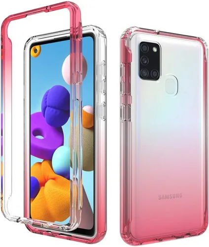 Vista 201 de Pzwoxukhov Funda para Xiaomi Poco M3 M2010J19CG M2010J19CI Caso, alta transparencia, color degradado, funda de absorción de impactos anticaída