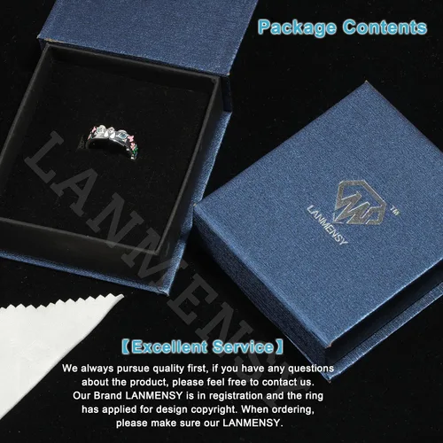 Vista 7 de LANMENSY Demon Slayer Anillos de anime Joyería original de plata de ley 925 "All24 estilos" nuevo Tamaño ajustable Kimetsu No Yaiba Cosplay Moda