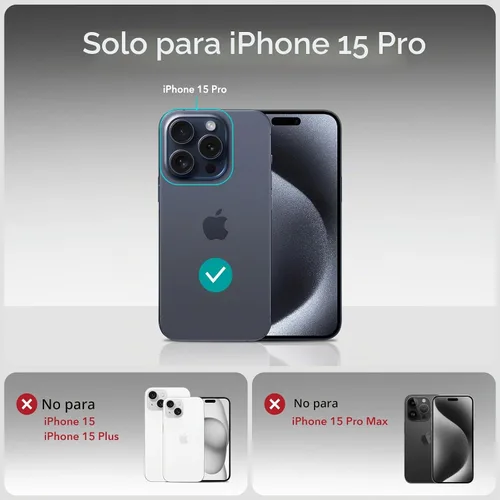 Vista 9 de ESR 3+2 Pack para iPhone 15 Plus Protector de pantalla, Alinear Marco