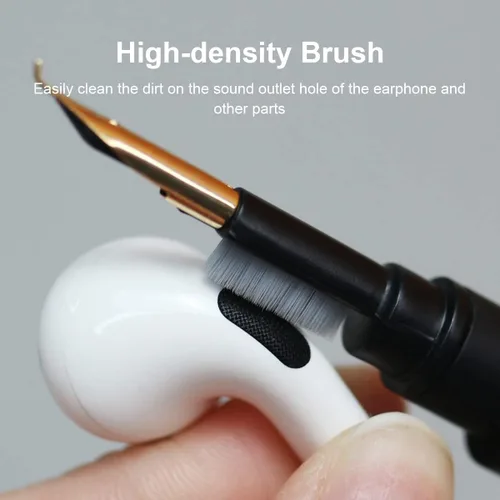 Vista 4 de Bolígrafo de limpieza Hagibis para Airpods Pro 1 2, kit de limpieza multifunción, cepillo suave para estuche de auriculares Bluetooth, herramientas