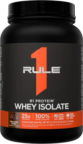 Vista 28 de Rule 1 Proteins R1 Protein Whey Isolate, crema de plátano, 23 porciones