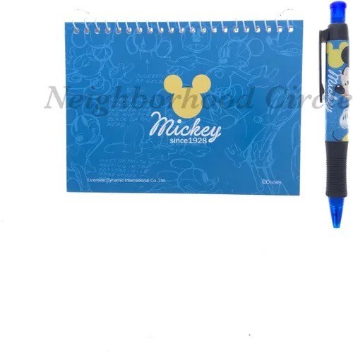Vista 2 de Libro de autógrafos de Mickey Mouse con bolígrafo (azul)