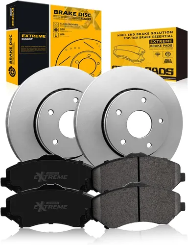 Vista 22 de TOVASTY Kit de freno trasero E-Coated para Honda Civic 2006-2015
