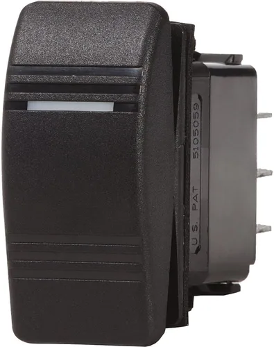 Vista 12 de Blue Sea Systems - Interruptor Contoura III Resistente al agua, negro y gris