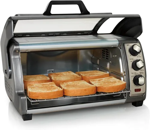 Vista 4 de Hamilton Beach Easy Reach 31126 horno de convección, plateado