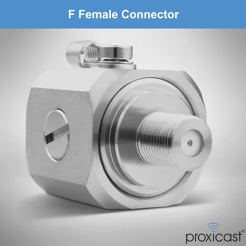 Vista 4 de Proxicast Arrestador/Supresor de Rayos Coaxial con Conectores Hembra F de 75 Ohmios - Protector de Sobretensiones de Cable Coaxial de Grado