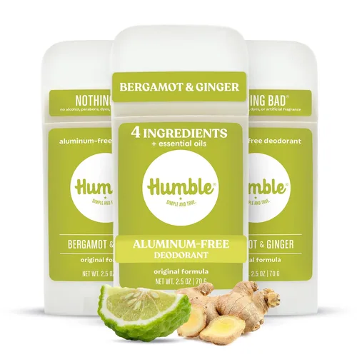 Vista 36 de Humble - Desodorante sin aluminio para mujeres y hombres, paquete variado, desodorante natural limpio y fresco en barra con aceites esenciales