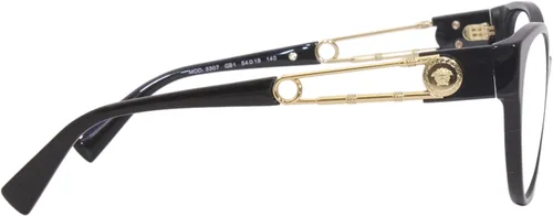 Vista 3 de Gafas graduadas Versace VE 3307 GB1 Negro, Negro