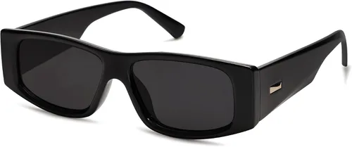 Vista 44 de SOJOS Gafas de sol polarizadas rectangulares Y2K de moda para mujeres y hombres, gafas de sol rave de diseñador de moda SJ2228