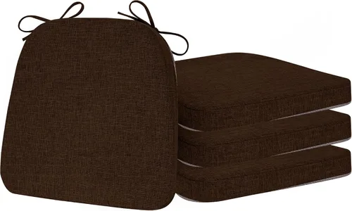 Vista 12 de ELFJOY - Cojines antideslizantes para sillas de comedor, color gris oscuro