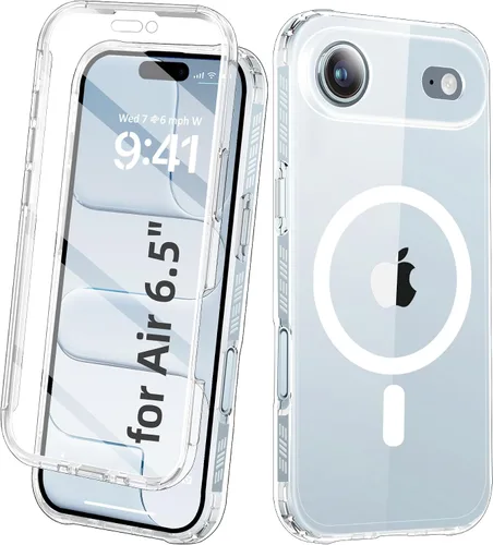Vista 42 de Funda para iPhone 15 de cuerpo completo, protector de pantalla integrado, con protector de lente de cámara, [antiamarilleamiento], funda protectora