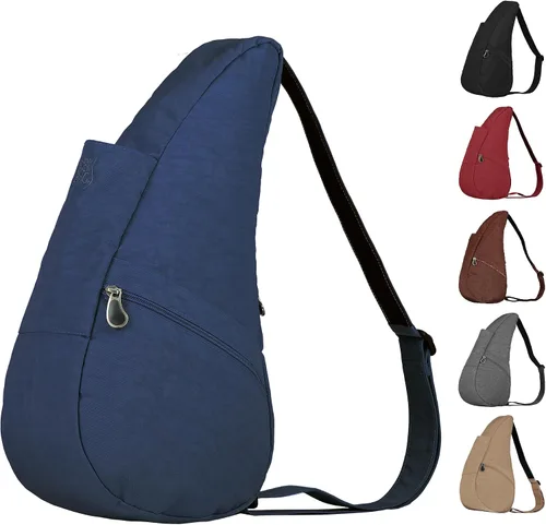 Vista 14 de AmeriBag Bolsa de espalda saludable de 17" de nailon Crossbody Sling Aguamarina