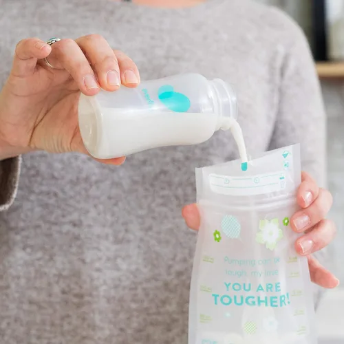 Vista 7 de Evenflo Botellas avanzadas de recolección de leche materna, paquete de 6 unidades de 5 onzas