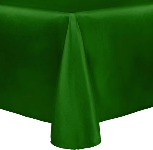 Vista 23 de Ultimate Textile Majestic - Mantel ovalado reversible Shantung Satin (60 x 144 pulgadas), color amarillo claro