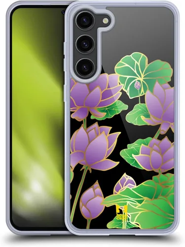 Vista 10 de Head Case Designs Cherry Blossom - Funda de gel suave con diseño floral de lujo, compatible con Samsung Galaxy S23+ 5G
