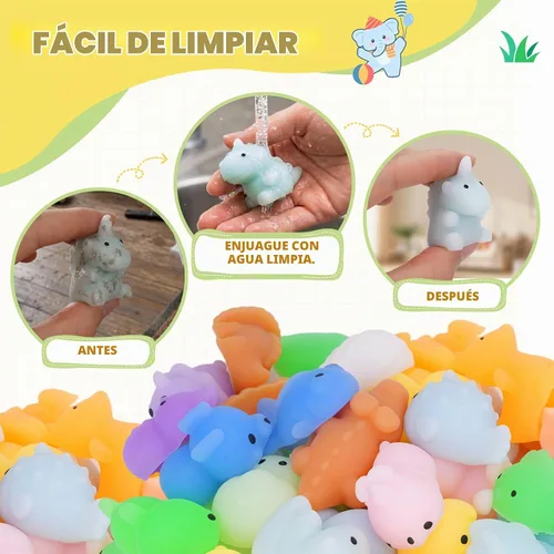 Vista 4 de 205 PCS Squishy Toys, Mochi Squishy Fidget Toys, Kawaii Mini Squishies 205-multicolor