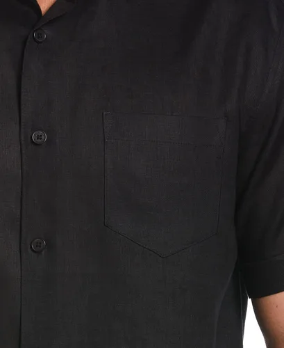 Vista 4 de Cubavera Camisa de manga corta con un bolsillo para hombre