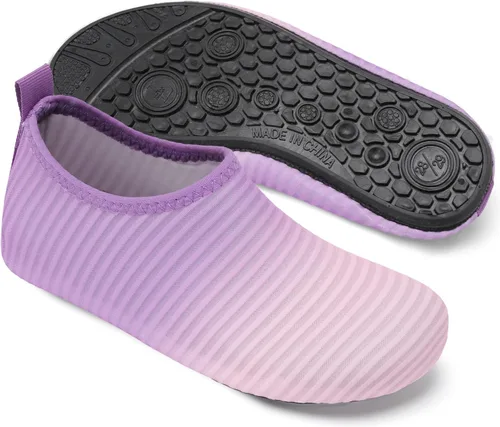 Vista 2 de Joinfree - Zapatos acuáticos de natación para niños y niñas, calcetines acuáticos de secado rápido, zapatos con sensación de pies descalzos