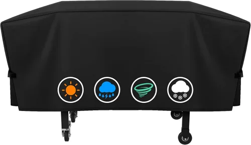 Vista 9 de Cubierta de poliéster 600D compatible con parrilla Blackstone Culinary de 30" 1901 1934 2092 2163 compatible con parrilla Blackstone ProSeries