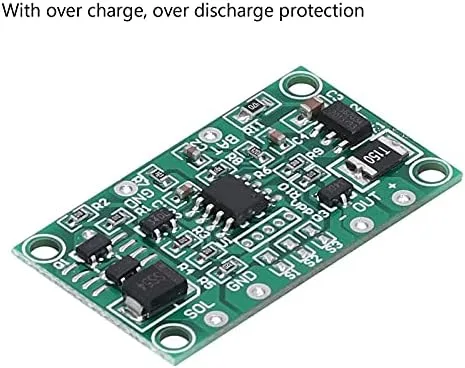 Vista 4 de Hilitand 3.2 V 3.7 V Placa de controlador solar Controlador de carga de batería de litio Control de placa de circuito solar para energía solar